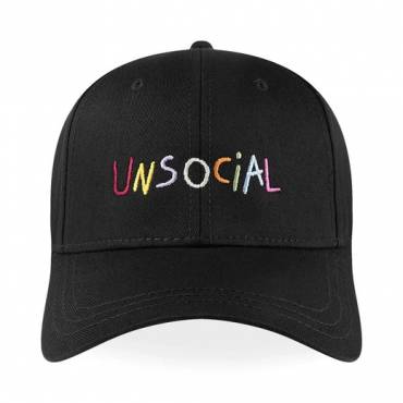 Кепка HAIDED "UNSOCIAL STRM BSB" Black